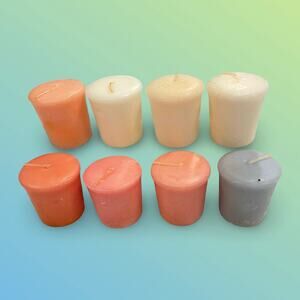 Yankee Candle Votive Set 8 Coconut Bay Storm Watch Afternoon Rare Retired Scents